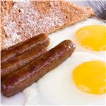 2 Egg With 2 Sausages And Toast